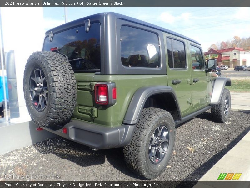 Sarge Green / Black 2021 Jeep Wrangler Unlimited Rubicon 4x4