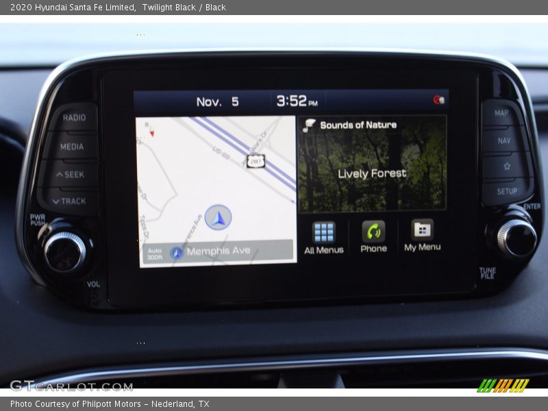 Twilight Black / Black 2020 Hyundai Santa Fe Limited