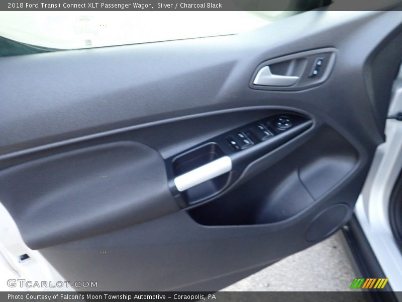 Silver / Charcoal Black 2018 Ford Transit Connect XLT Passenger Wagon