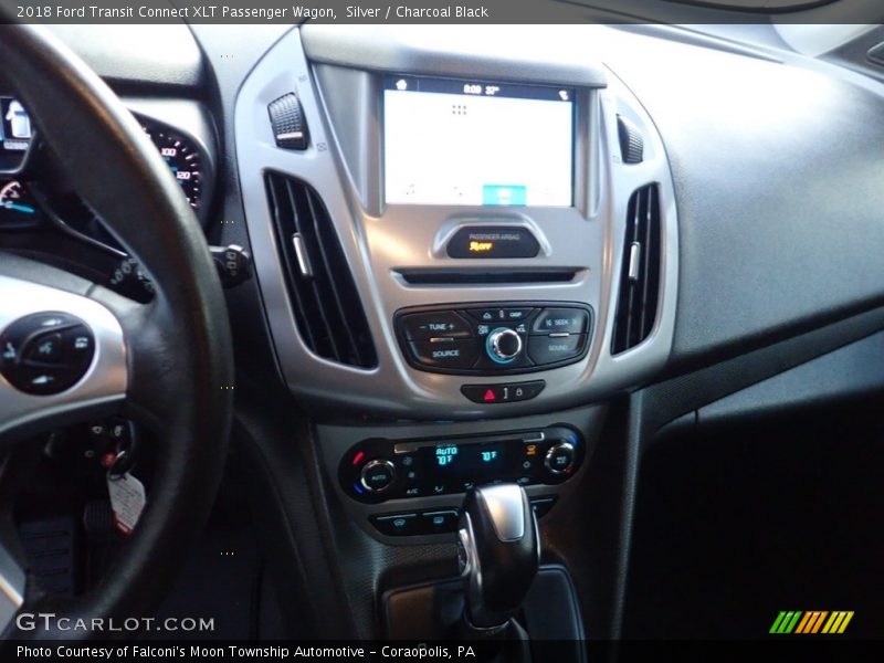 Silver / Charcoal Black 2018 Ford Transit Connect XLT Passenger Wagon