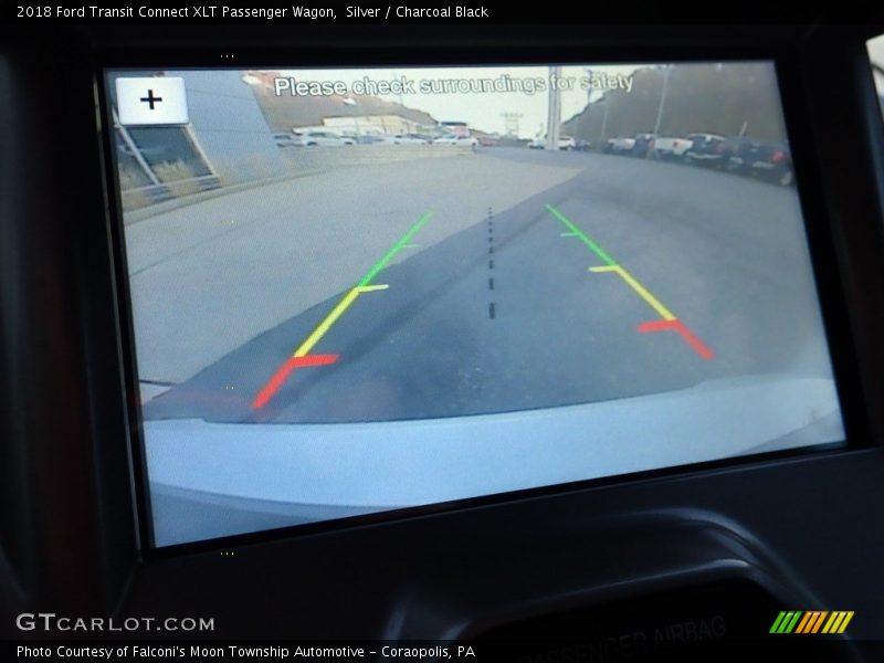 Silver / Charcoal Black 2018 Ford Transit Connect XLT Passenger Wagon