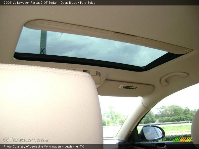 Deep Black / Pure Beige 2006 Volkswagen Passat 2.0T Sedan