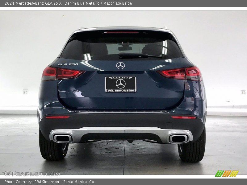 Denim Blue Metallic / Macchiato Beige 2021 Mercedes-Benz GLA 250