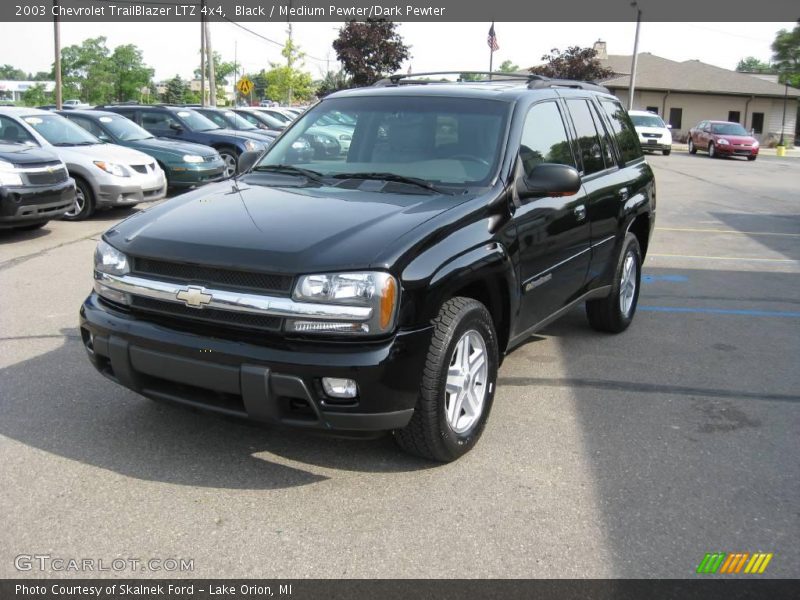 Black / Medium Pewter/Dark Pewter 2003 Chevrolet TrailBlazer LTZ 4x4