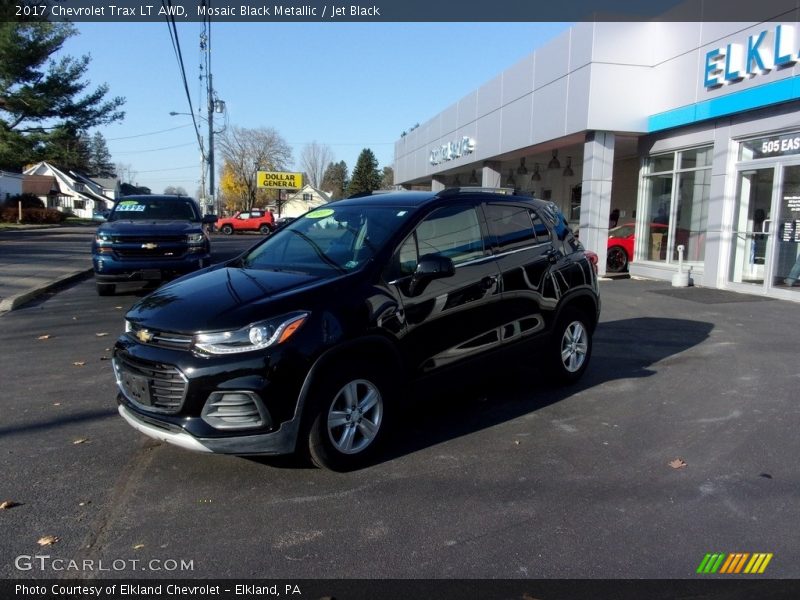 Mosaic Black Metallic / Jet Black 2017 Chevrolet Trax LT AWD