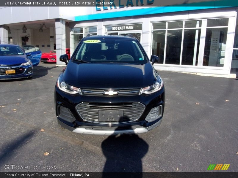 Mosaic Black Metallic / Jet Black 2017 Chevrolet Trax LT AWD