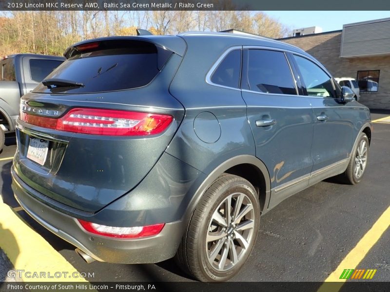 Baltic Sea Green Metallic / Rialto Green 2019 Lincoln MKC Reserve AWD