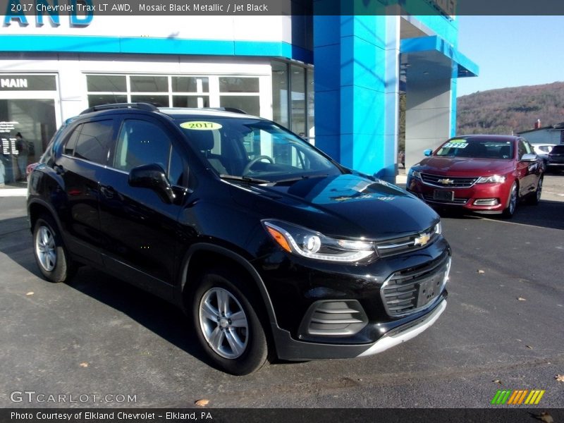 Mosaic Black Metallic / Jet Black 2017 Chevrolet Trax LT AWD