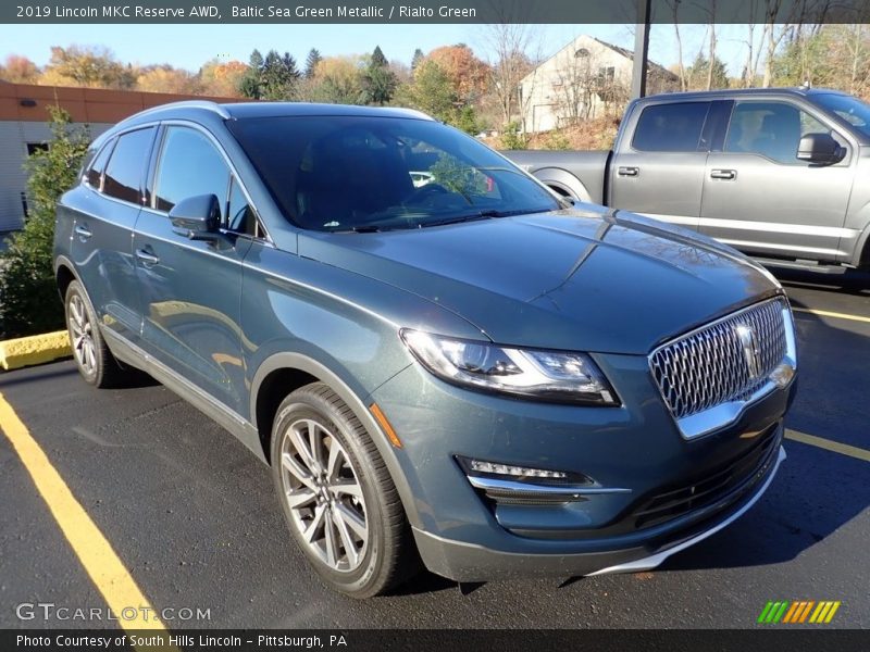 Baltic Sea Green Metallic / Rialto Green 2019 Lincoln MKC Reserve AWD