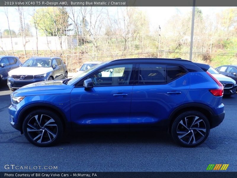 Bursting Blue Metallic / Charcoal 2019 Volvo XC40 T5 R-Design AWD