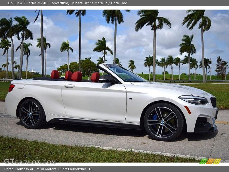  2019 2 Series M240i Convertible Mineral White Metallic