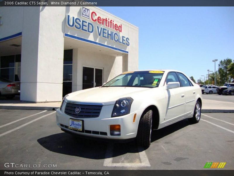 White Diamond / Cashmere 2006 Cadillac CTS Sedan