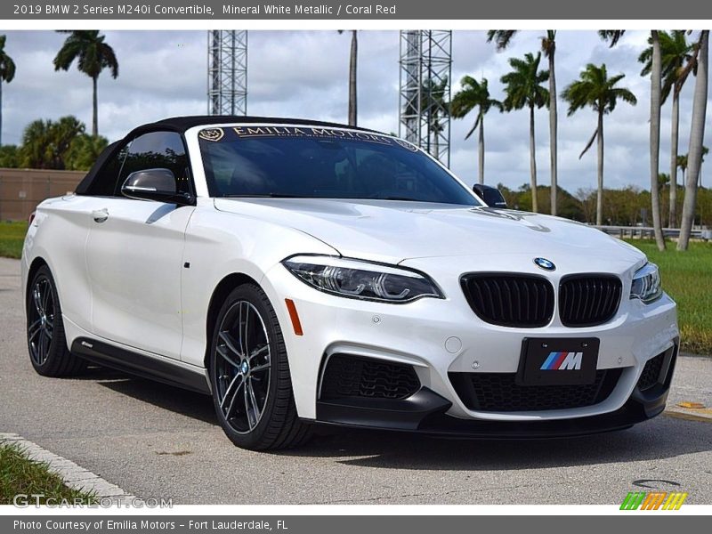 Front 3/4 View of 2019 2 Series M240i Convertible