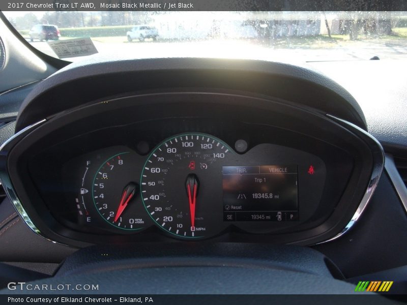 Mosaic Black Metallic / Jet Black 2017 Chevrolet Trax LT AWD