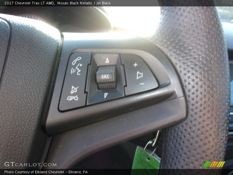 Mosaic Black Metallic / Jet Black 2017 Chevrolet Trax LT AWD