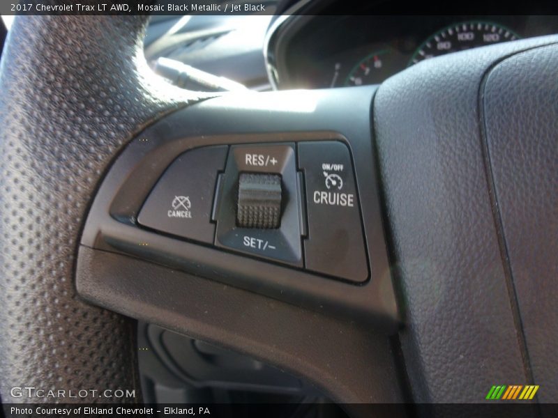 Mosaic Black Metallic / Jet Black 2017 Chevrolet Trax LT AWD