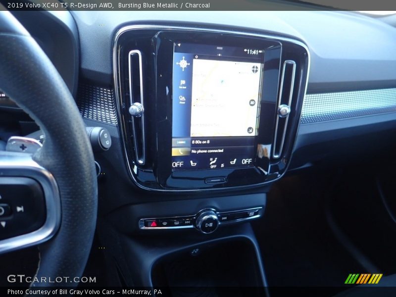 Bursting Blue Metallic / Charcoal 2019 Volvo XC40 T5 R-Design AWD