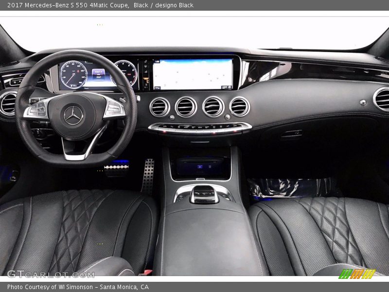 Dashboard of 2017 S 550 4Matic Coupe