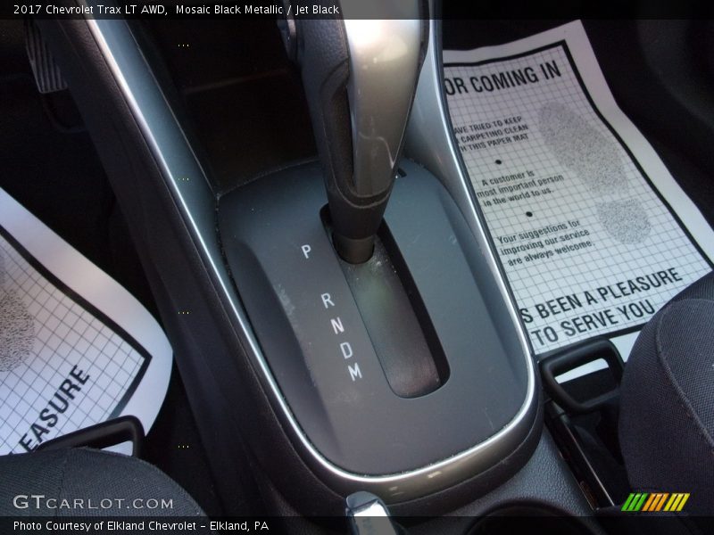 Mosaic Black Metallic / Jet Black 2017 Chevrolet Trax LT AWD