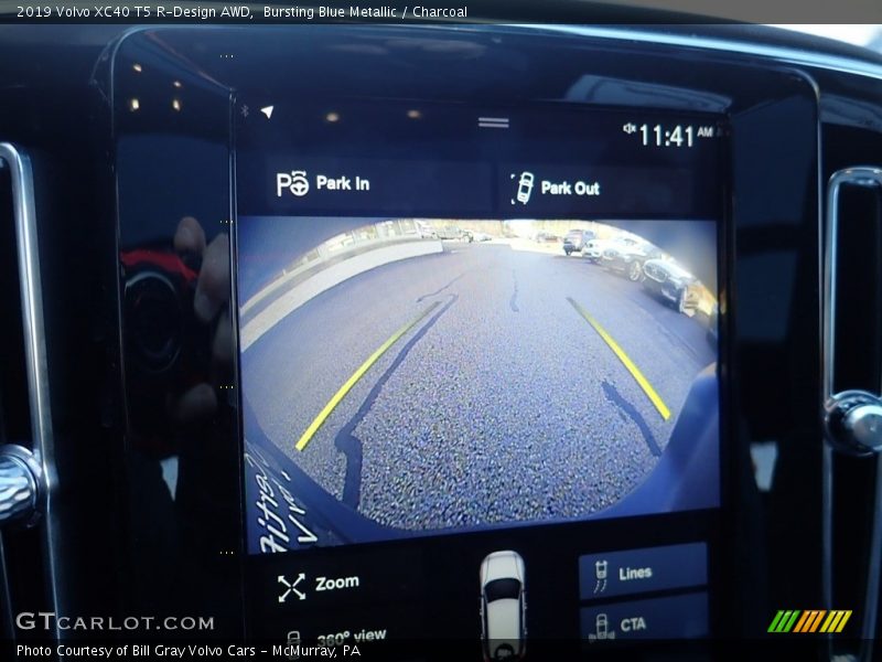 Bursting Blue Metallic / Charcoal 2019 Volvo XC40 T5 R-Design AWD