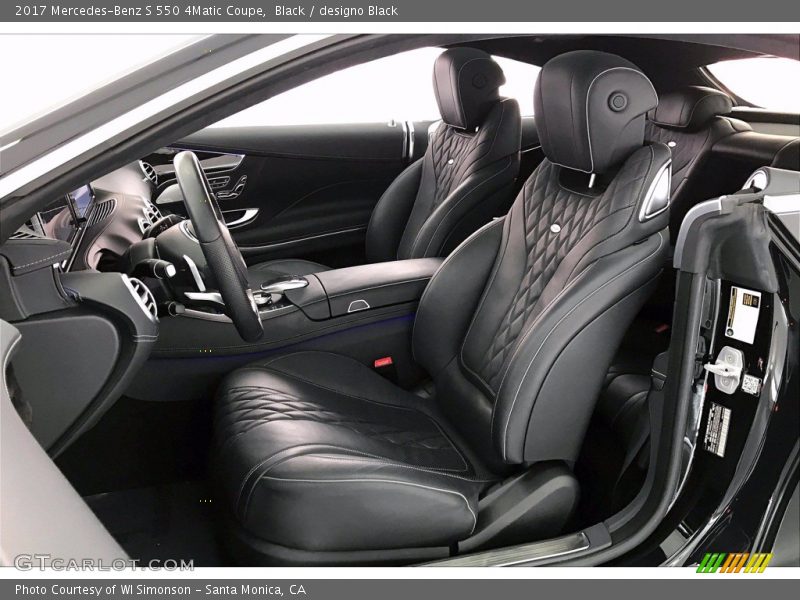  2017 S 550 4Matic Coupe designo Black Interior