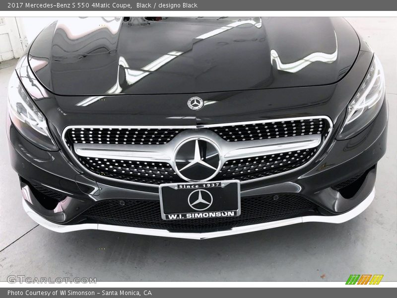 Black / designo Black 2017 Mercedes-Benz S 550 4Matic Coupe