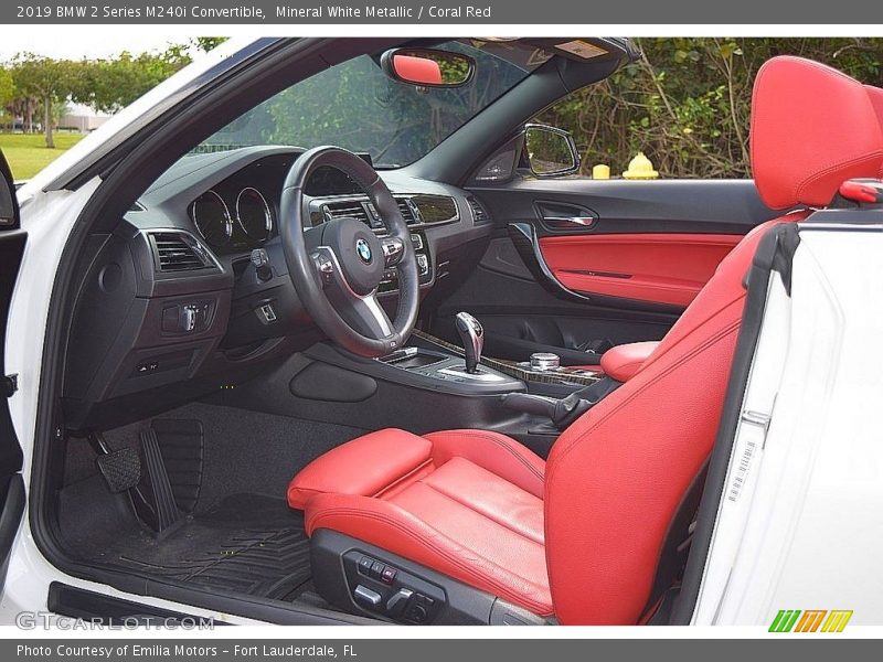 Front Seat of 2019 2 Series M240i Convertible