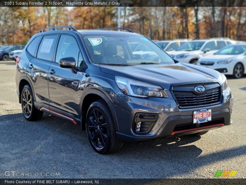 Magnetite Gray Metallic / Gray 2021 Subaru Forester 2.5i Sport