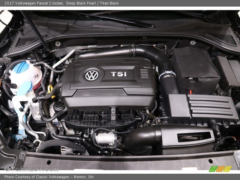 Deep Black Pearl / Titan Black 2017 Volkswagen Passat S Sedan