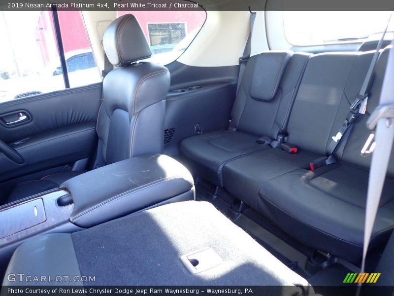 Pearl White Tricoat / Charcoal 2019 Nissan Armada Platinum 4x4