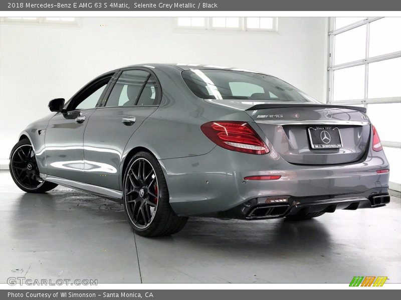 Selenite Grey Metallic / Black 2018 Mercedes-Benz E AMG 63 S 4Matic