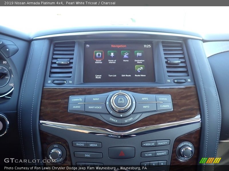 Controls of 2019 Armada Platinum 4x4