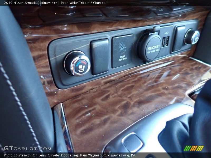 Controls of 2019 Armada Platinum 4x4