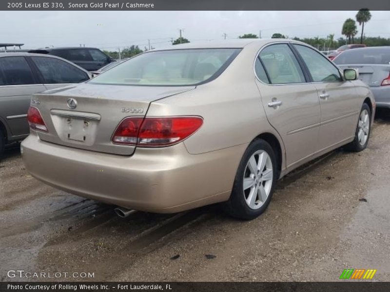 Sonora Gold Pearl / Cashmere 2005 Lexus ES 330