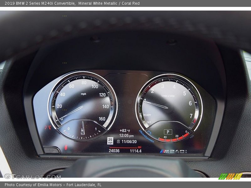  2019 2 Series M240i Convertible M240i Convertible Gauges