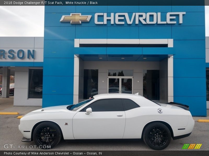 White Knuckle / Black 2018 Dodge Challenger R/T Scat Pack