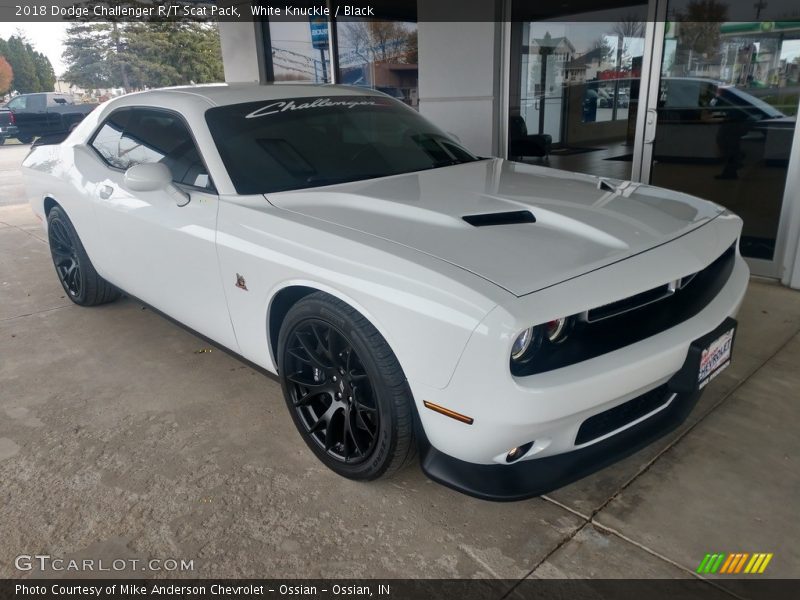 White Knuckle / Black 2018 Dodge Challenger R/T Scat Pack