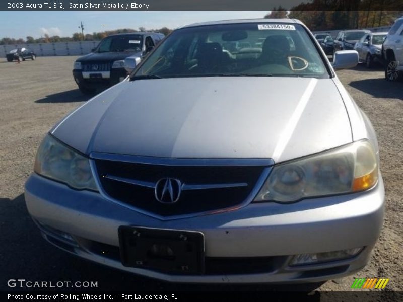 Satin Silver Metallic / Ebony 2003 Acura TL 3.2