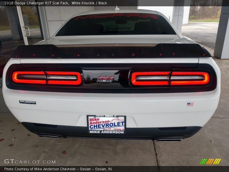 White Knuckle / Black 2018 Dodge Challenger R/T Scat Pack