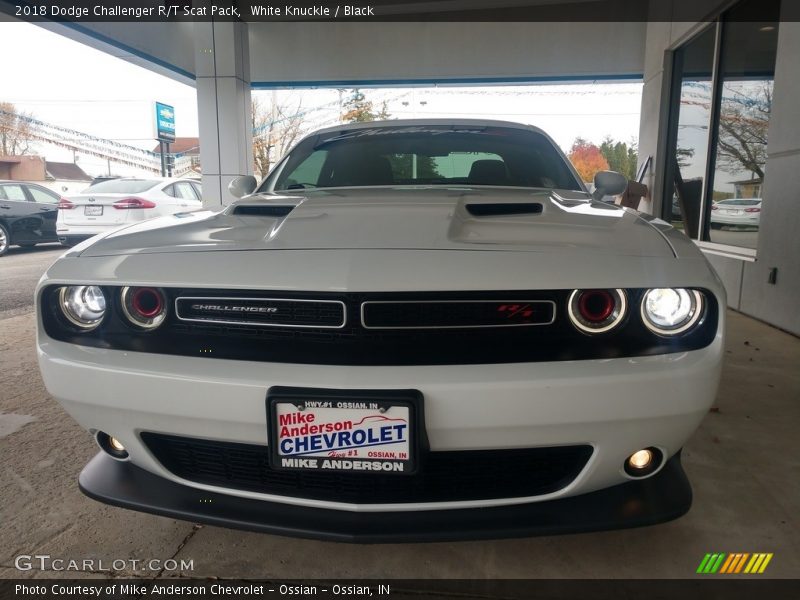 White Knuckle / Black 2018 Dodge Challenger R/T Scat Pack