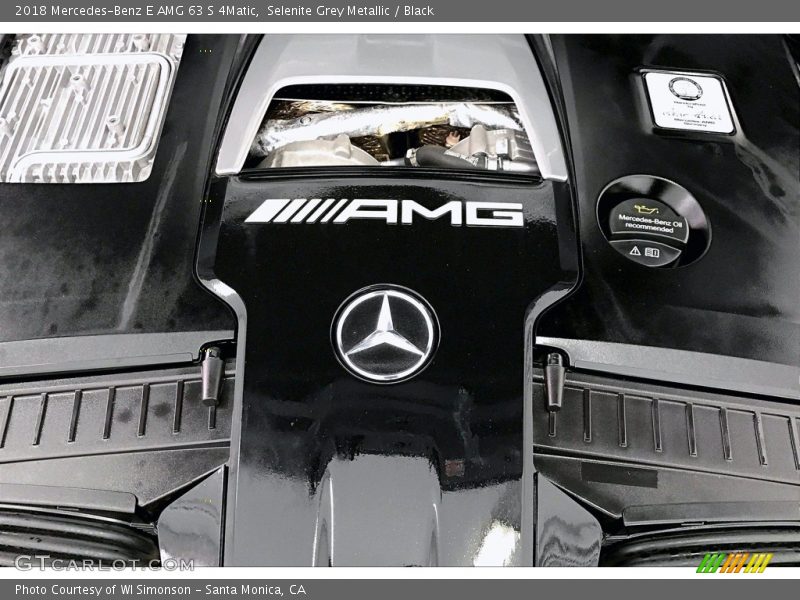 Selenite Grey Metallic / Black 2018 Mercedes-Benz E AMG 63 S 4Matic