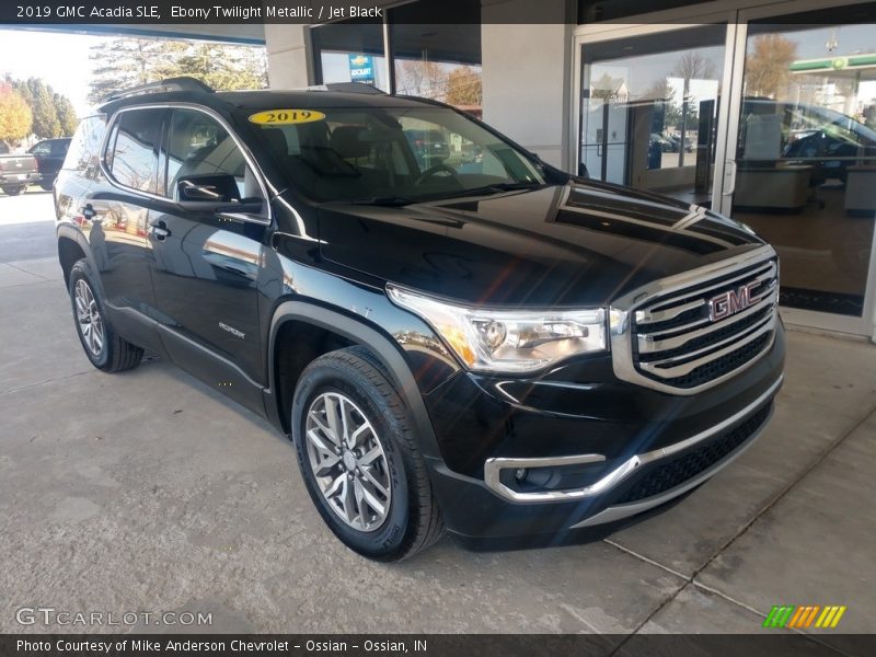 Ebony Twilight Metallic / Jet Black 2019 GMC Acadia SLE