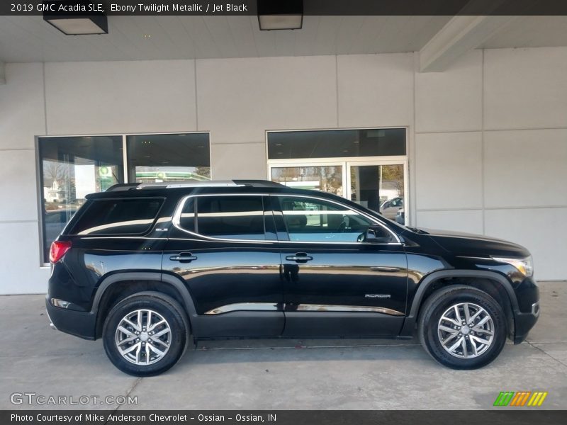 Ebony Twilight Metallic / Jet Black 2019 GMC Acadia SLE
