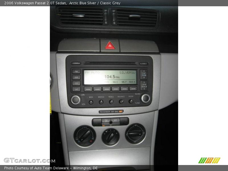 Arctic Blue Silver / Classic Grey 2006 Volkswagen Passat 2.0T Sedan