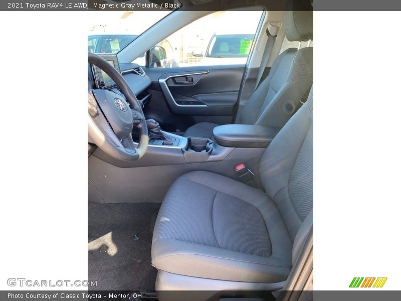 Magnetic Gray Metallic / Black 2021 Toyota RAV4 LE AWD