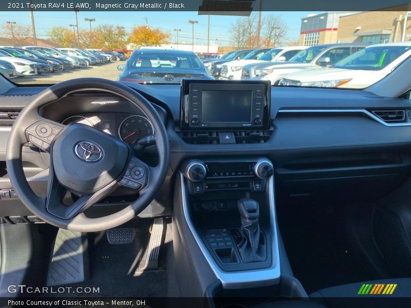 Magnetic Gray Metallic / Black 2021 Toyota RAV4 LE AWD