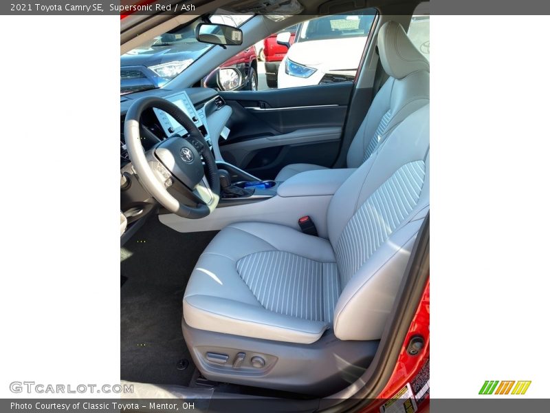 Supersonic Red / Ash 2021 Toyota Camry SE