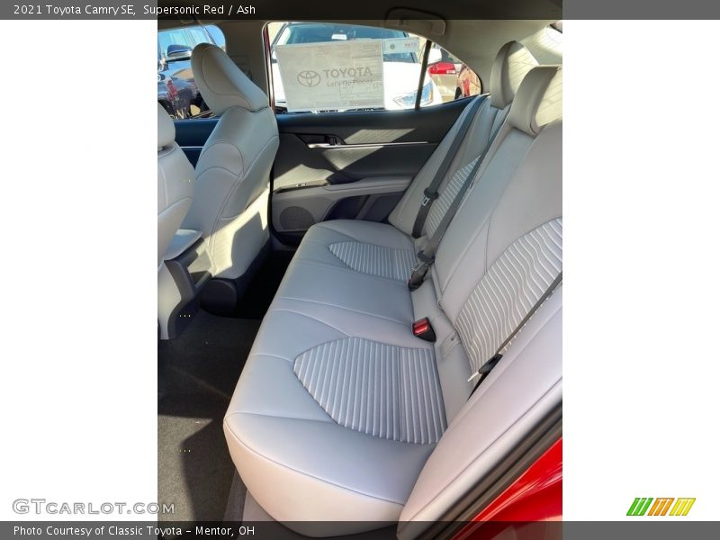 Supersonic Red / Ash 2021 Toyota Camry SE