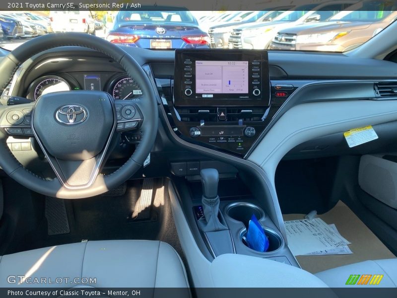 Supersonic Red / Ash 2021 Toyota Camry SE