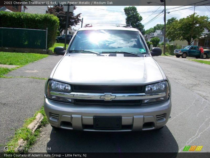 Light Pewter Metallic / Medium Oak 2003 Chevrolet TrailBlazer LS 4x4